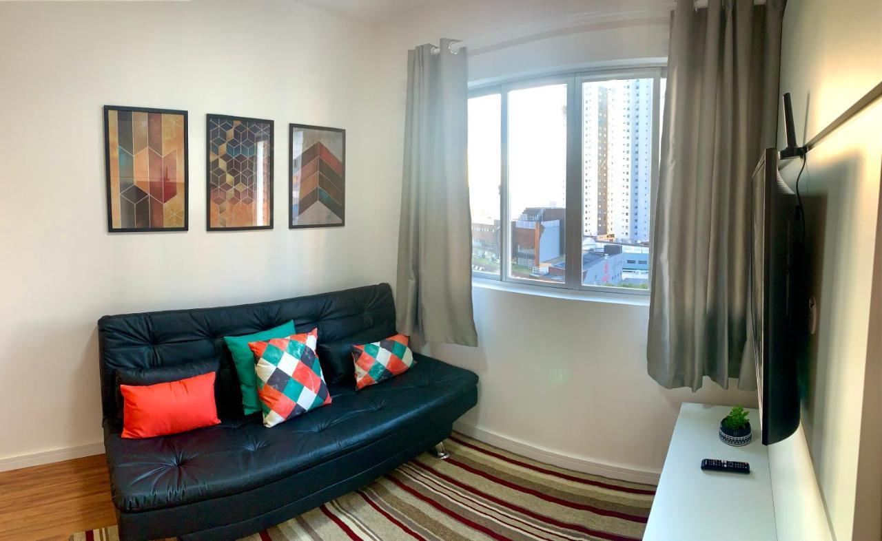 707- Apartamento Encantador, Amplo E Decorado, Quarto, Sala, Cozinha, Mobiliario Moderno, Cozinha Completa Com Utensilios , Excelente Vista Da Cidade E Localizacao Privelegiada No Bairro Bigorrilho Curitiba Ngoại thất bức ảnh